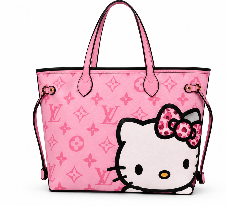 Pretty in Pink Monogram Tote