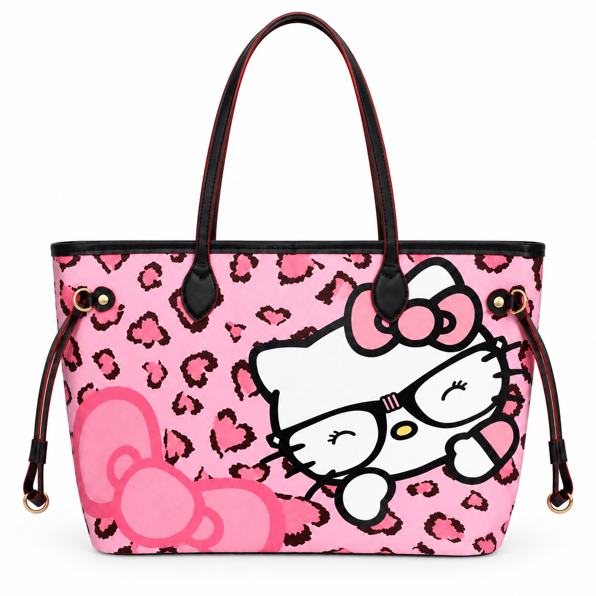 Pink Leopard Character Tote