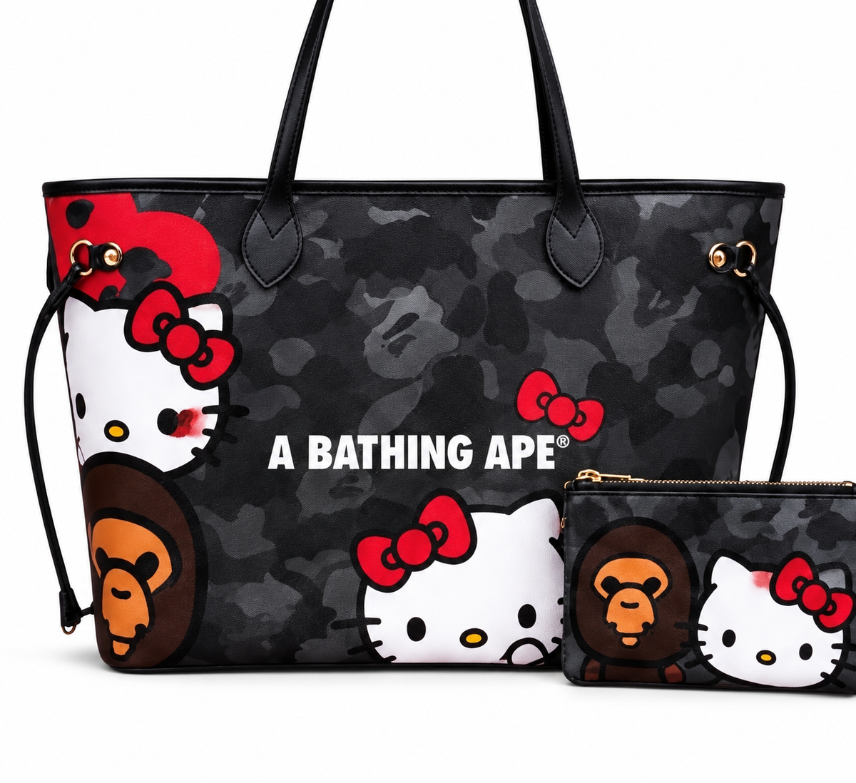 Midnight Mischief Camo Tote