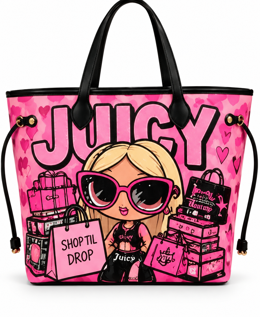 Shop ’Til You Drop Pink Tote