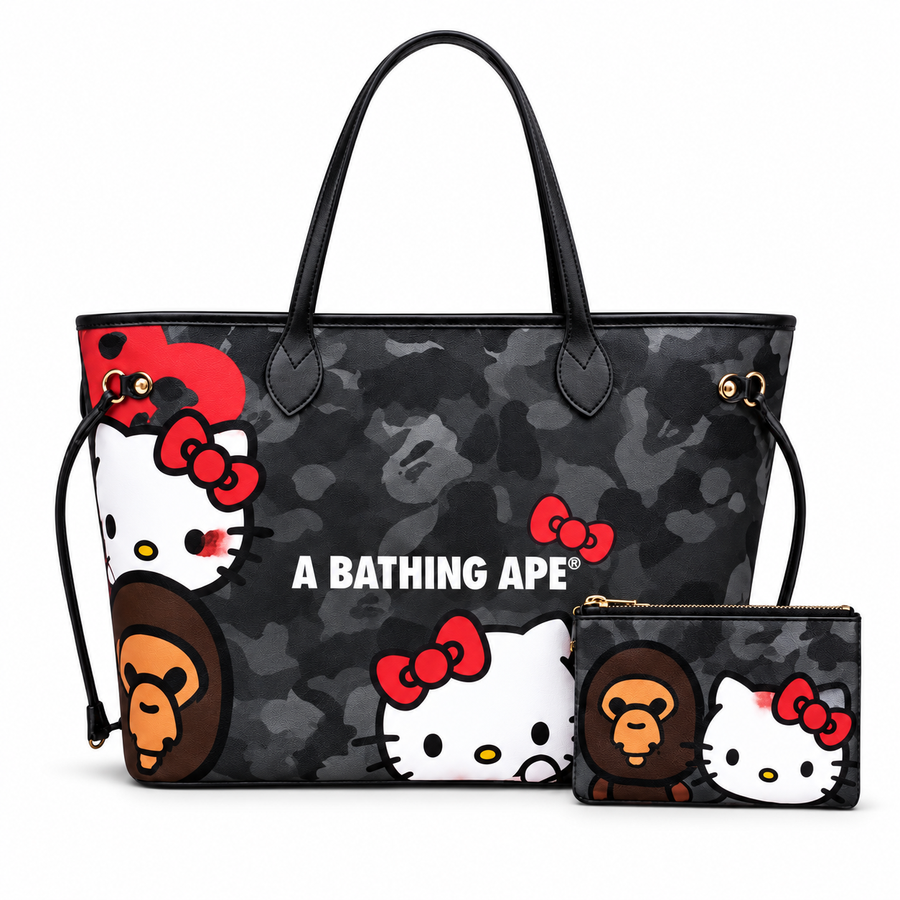 Midnight Mischief Camo Tote